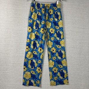 Sesame Street Cookie Monster Hawaiian Lounge Pants Small Tropical Pajama Pants